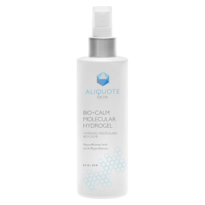 Aliquote Skin Bio·Calm Molecular Hydrogel, a 250 mL hypochlorous acid gel for sensitive, reactive and post-treatment skin.